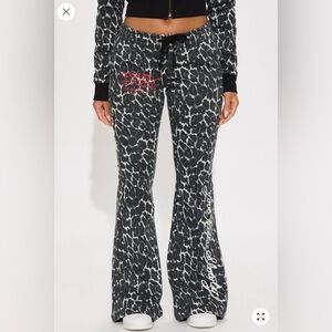Ed Hardy Leopard Devil Flare Leg Pants ❤️‍🔥